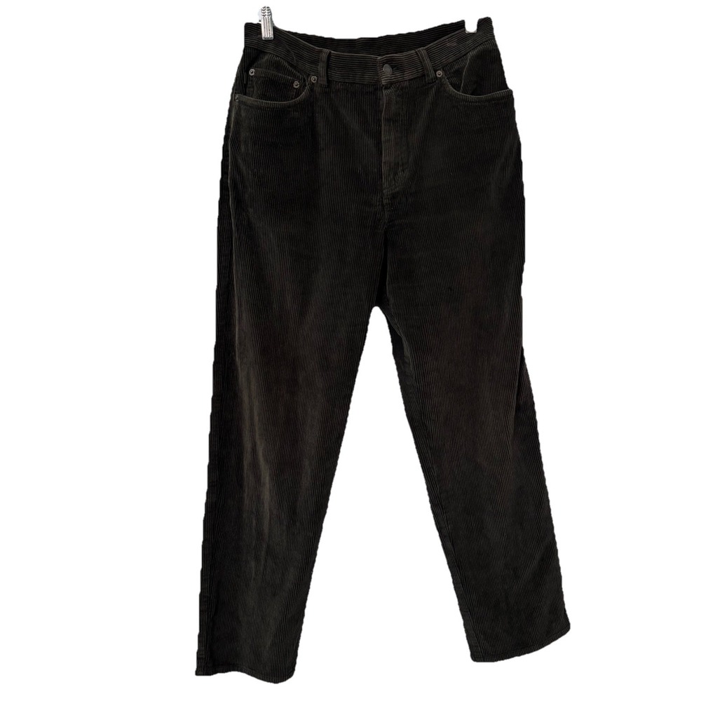 Lauren Ralph Lauren Corduroy Pants Womens 10 Brown Preppy Heritage‎ Academia